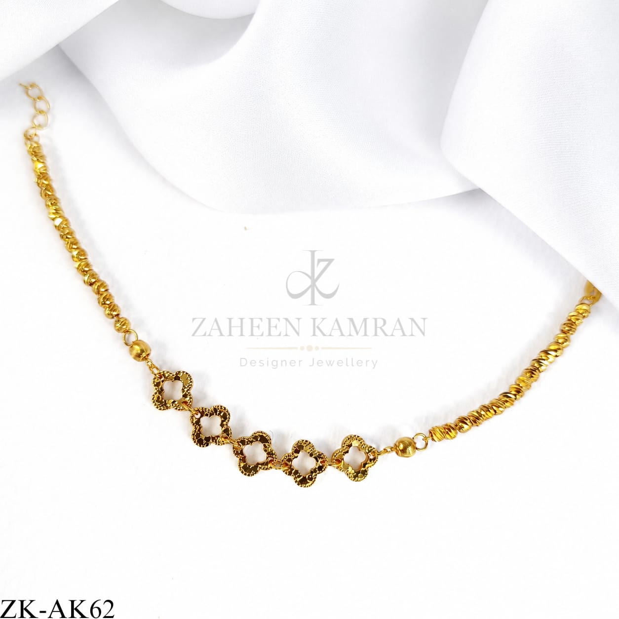 FLORAL LINKS ANKLETS