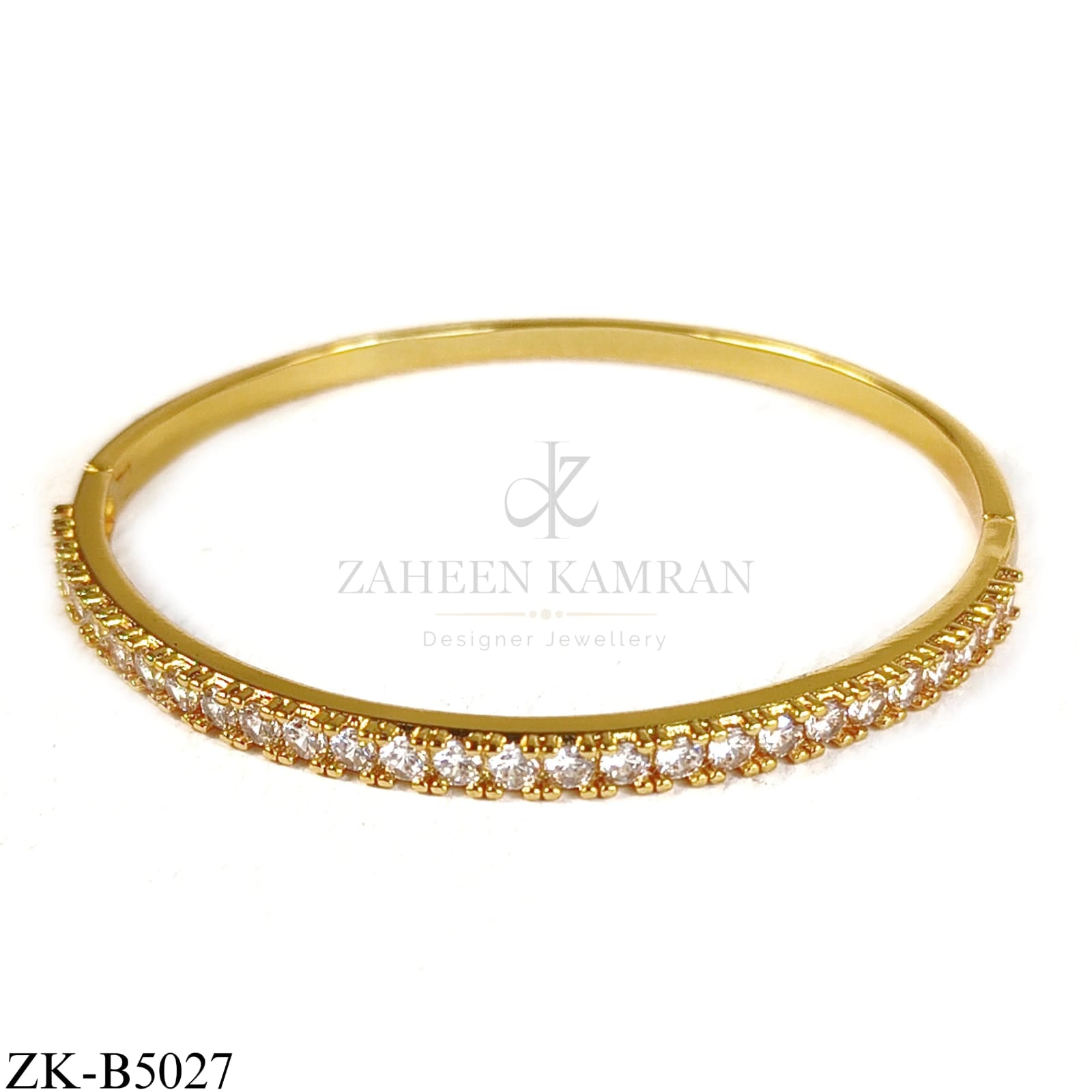 GOLDEN ZIRCONIAN BANGLE