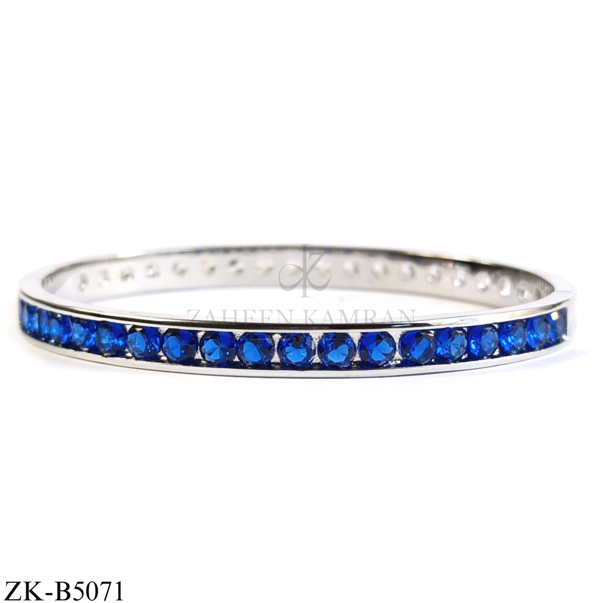 SAPPHIRE SILVER BANGLE