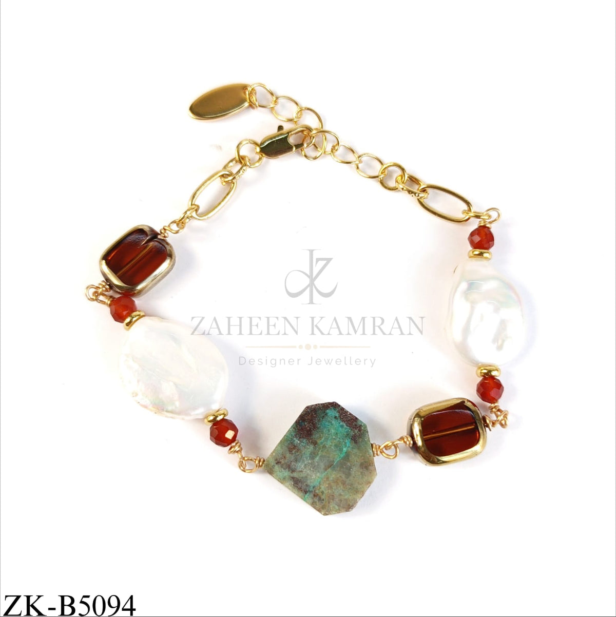 RUBY BAROQUE BRACELET
