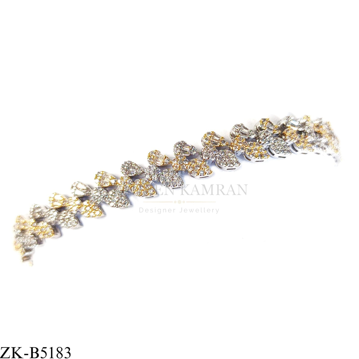 ZIRCONIAN LEAVES BRACELET