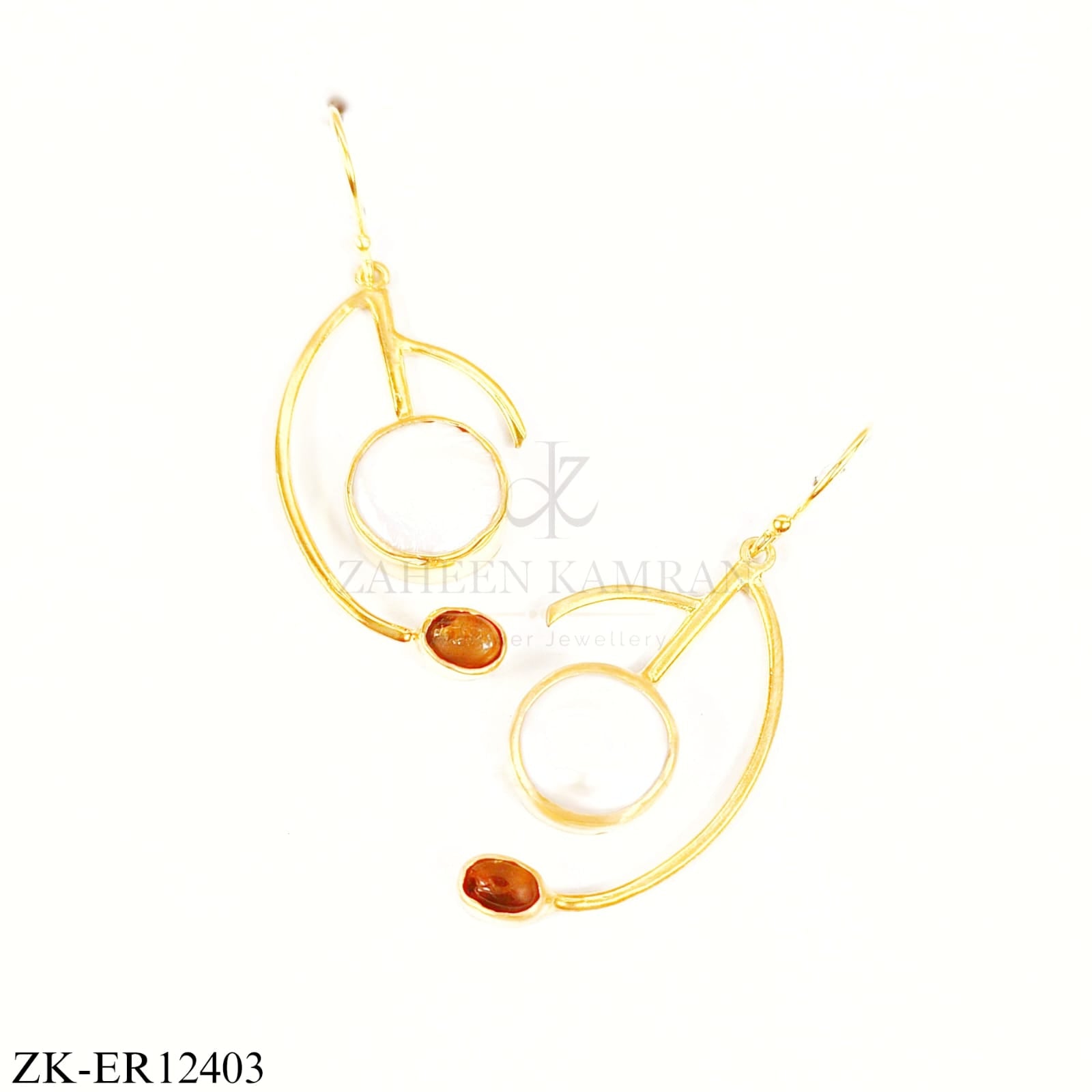 925 ASYMMETRIC EARRINGS