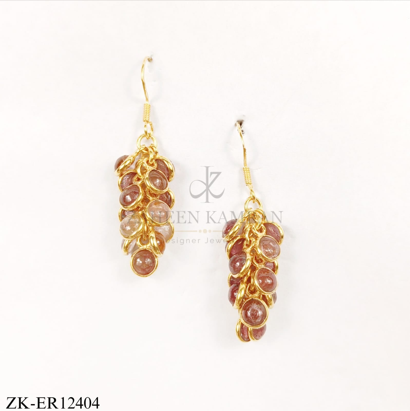 925 PINKISH BROWN EARRINGS