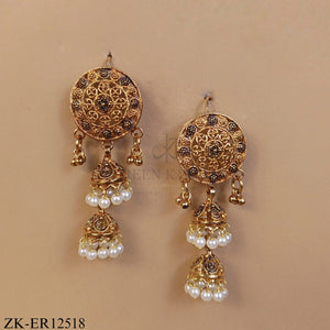 ANTIQUE FILIGREE DROP EARRINGS