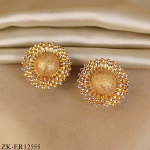 GOLD SUNBURST EARRINGS