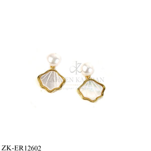 SEA- SHELL DROP EARRINGS
