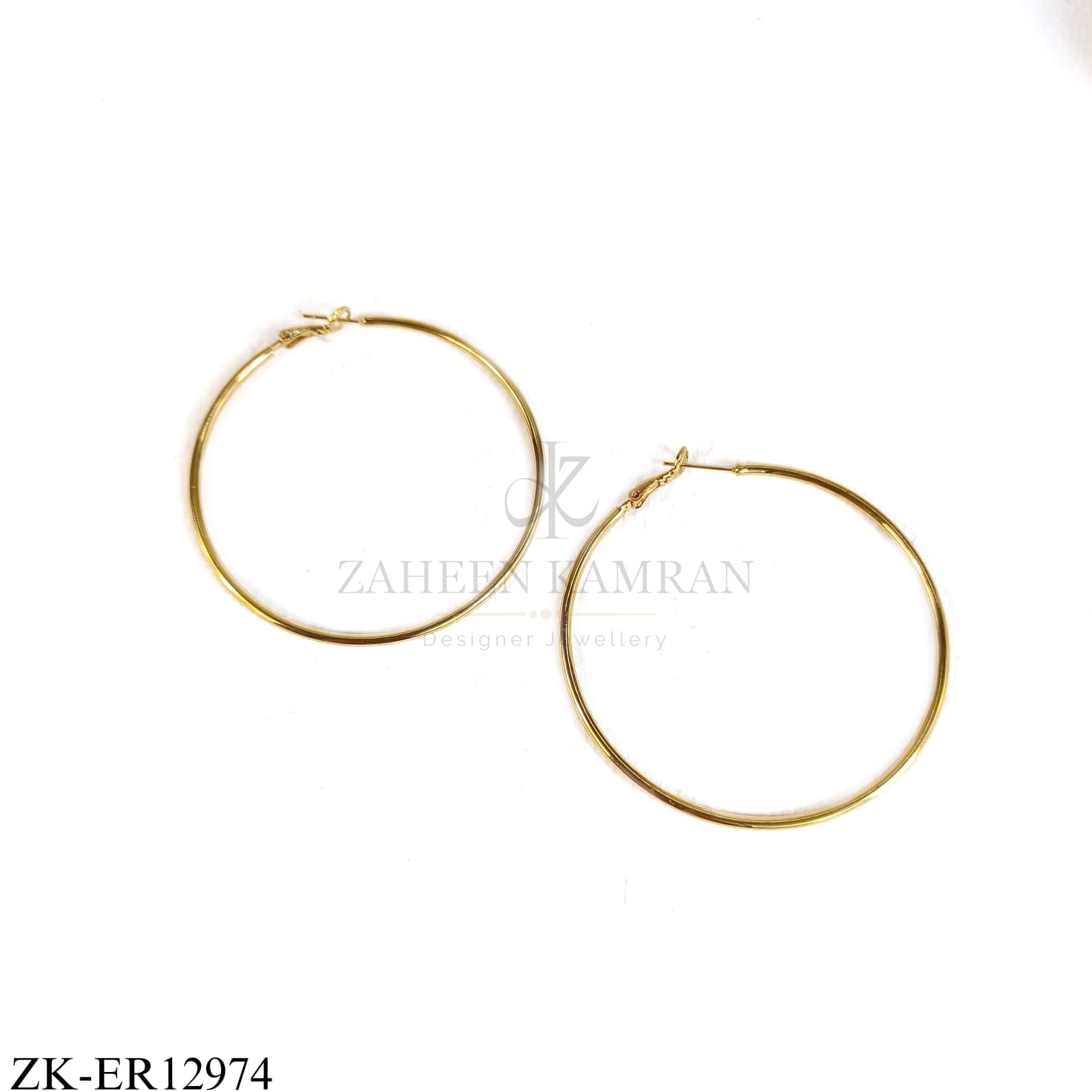 BOLD ROUND HOOP EARRINGS