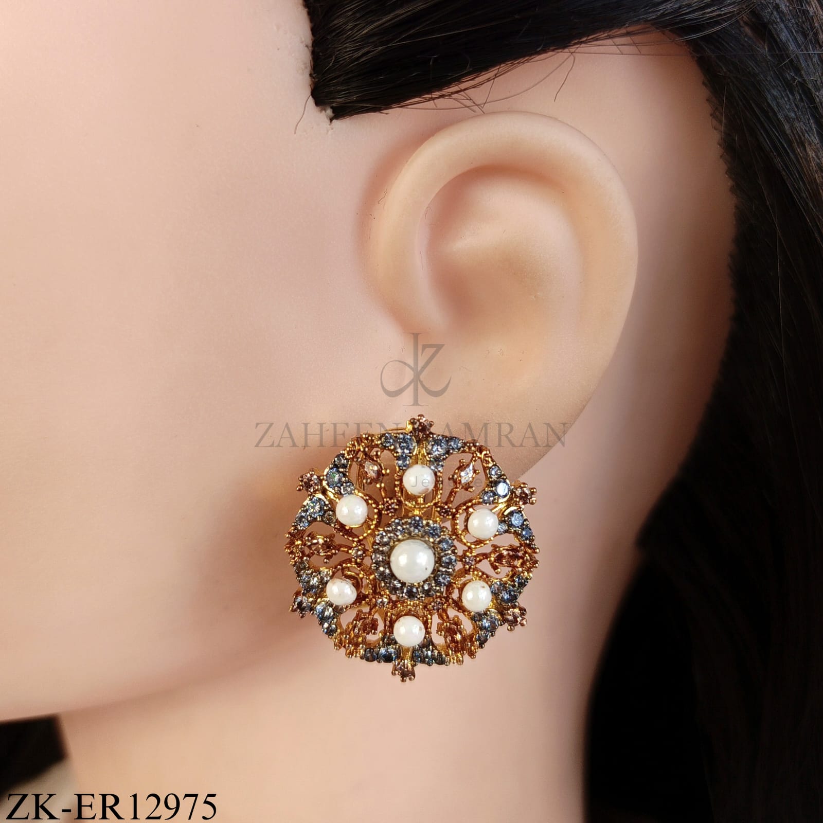 FLORAL PEARLS EARRINGS