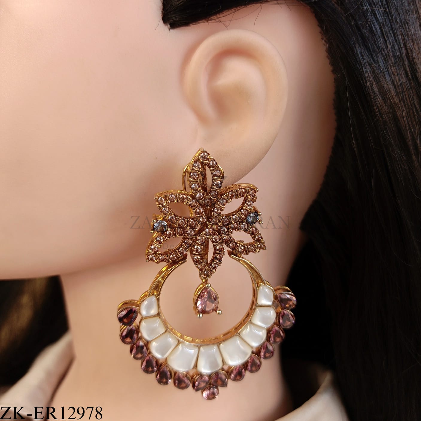 FLORAL TOP EARRINGS
