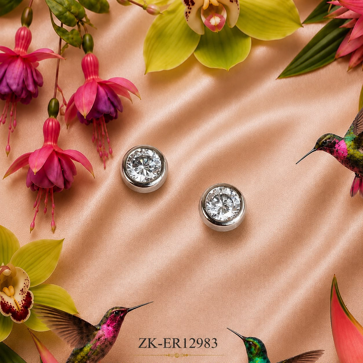 SHEESH SILVER STUDS