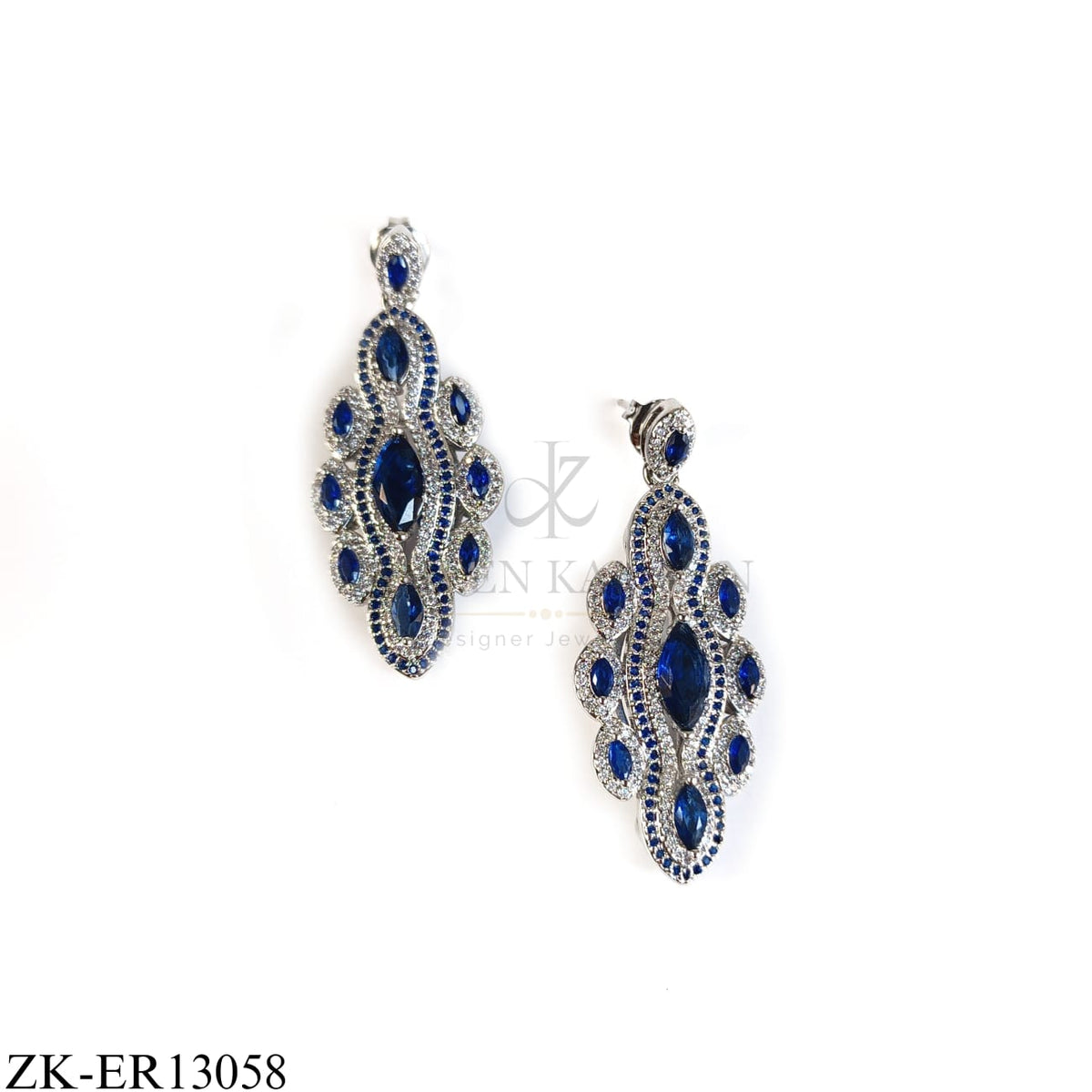 SAPPHIRE LAYERED EARRINGS