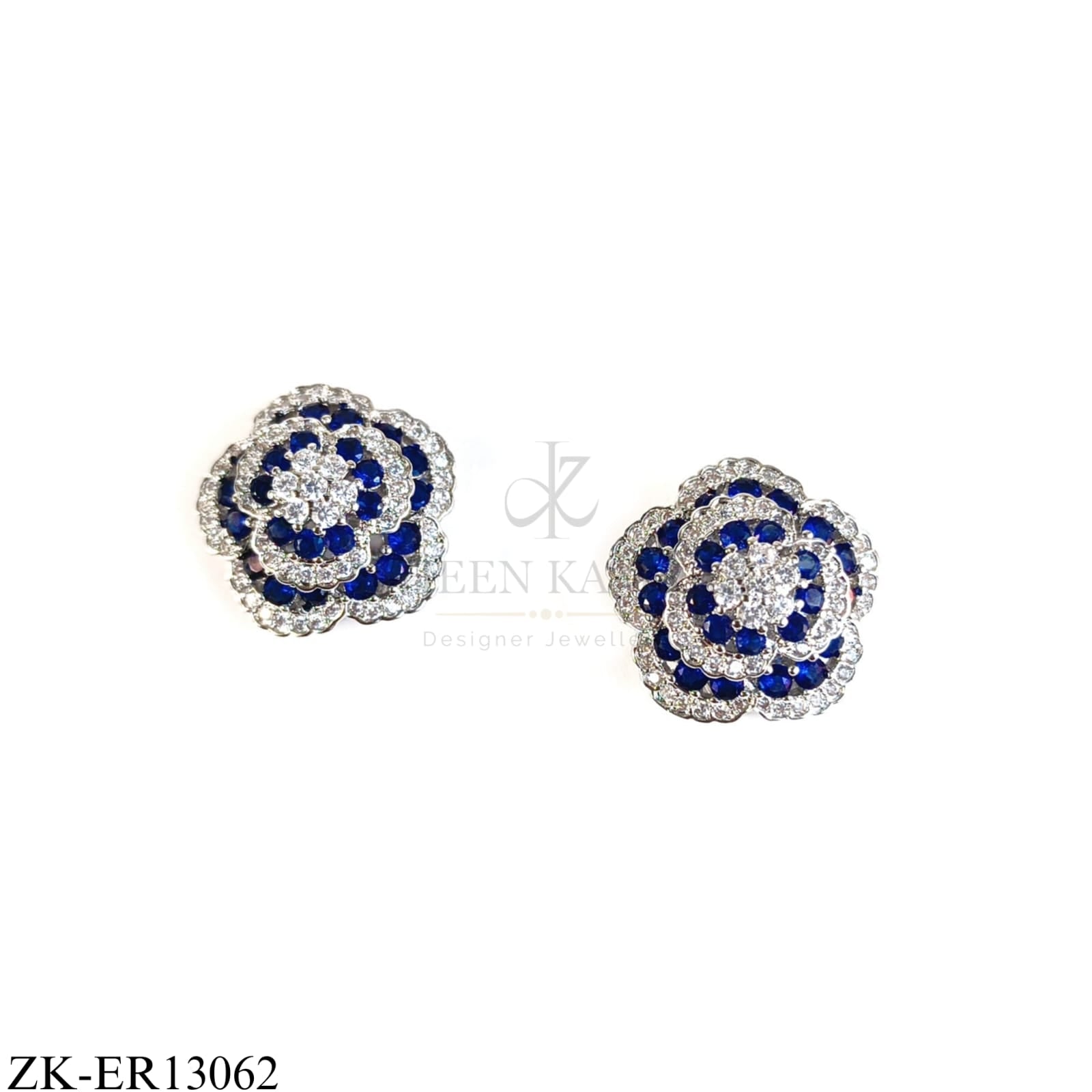 SAPPHIRE BLOSSOM EARRINGS