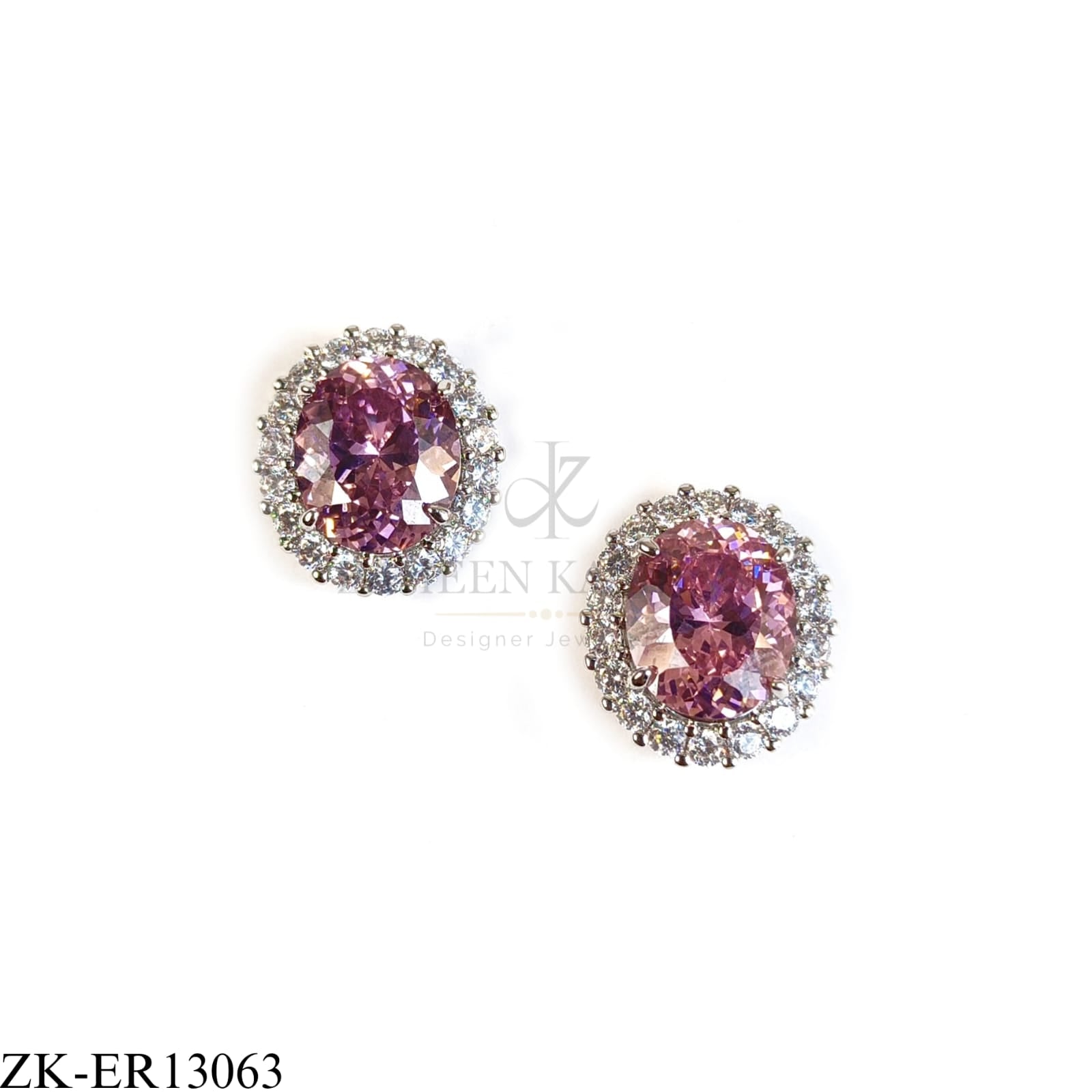 PINK ZIRCONIAN EARRINGS