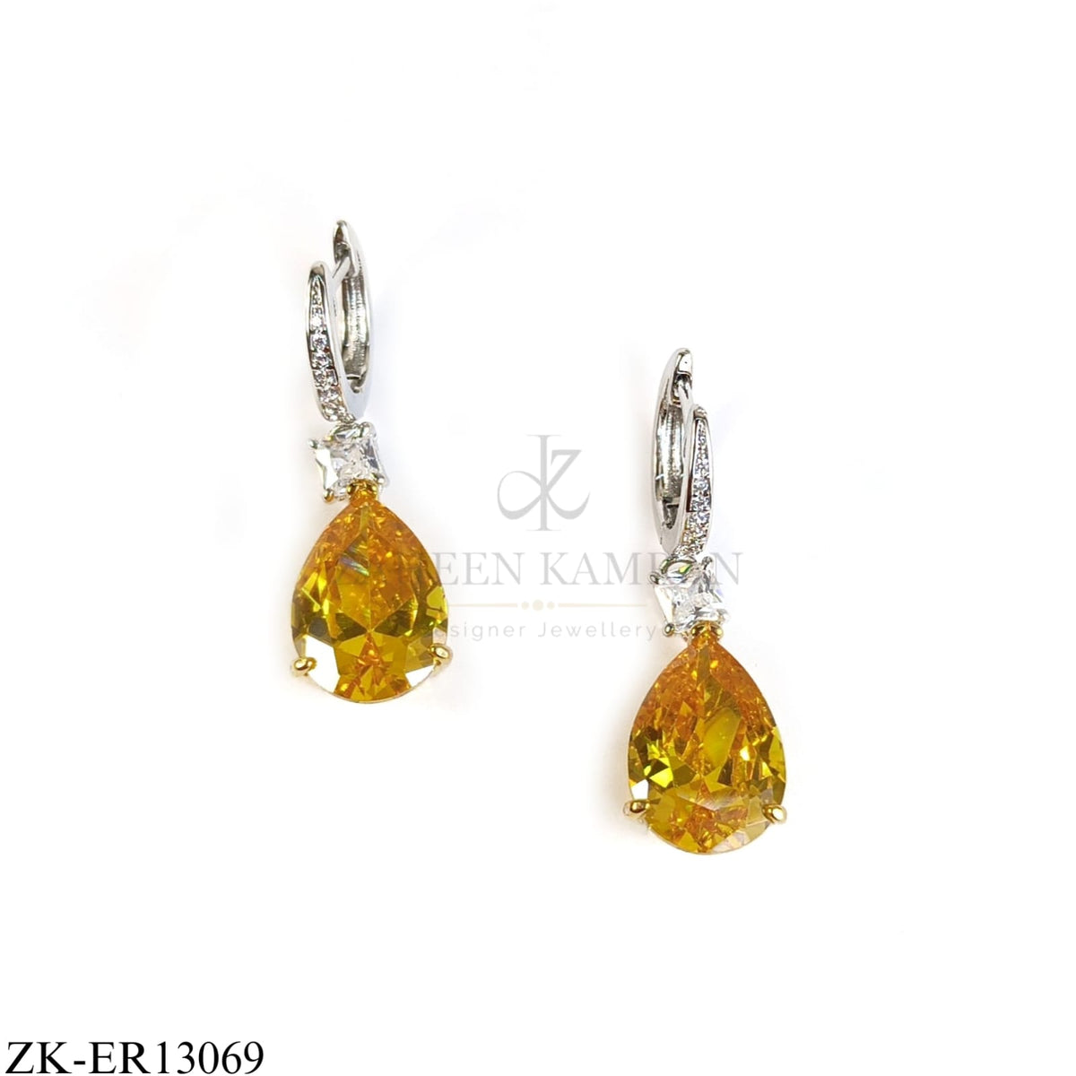 YELLOW DROP EARRINGS