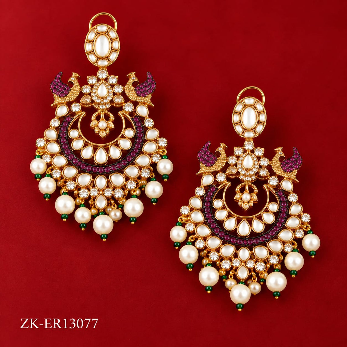 WHITE OPALS EARRINGS