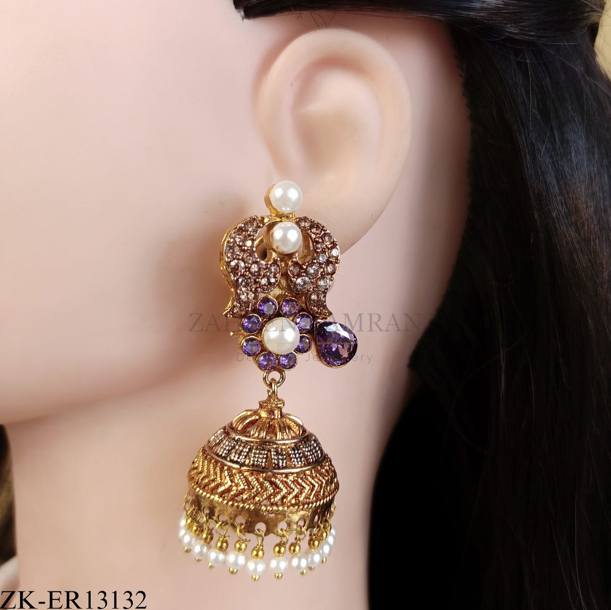 REGAL AMETHYST EARRINGS
