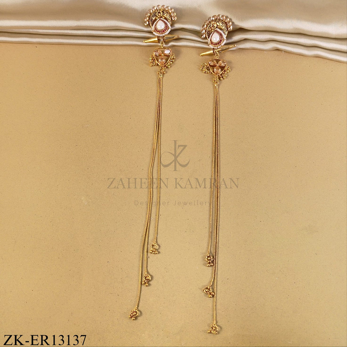 LONG CHAIN EARRINGS