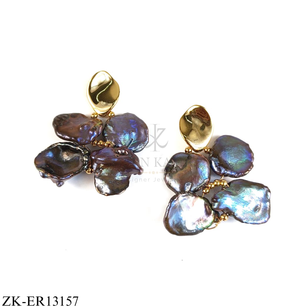 DARK LAVENDER EARRINGS
