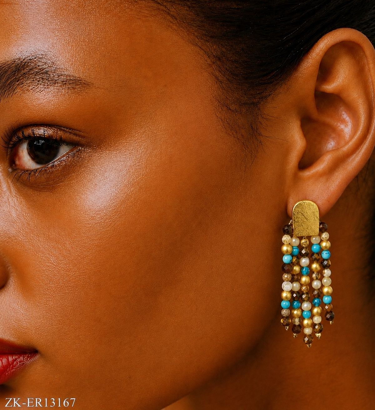 MULTI TASSELS EARRINGS