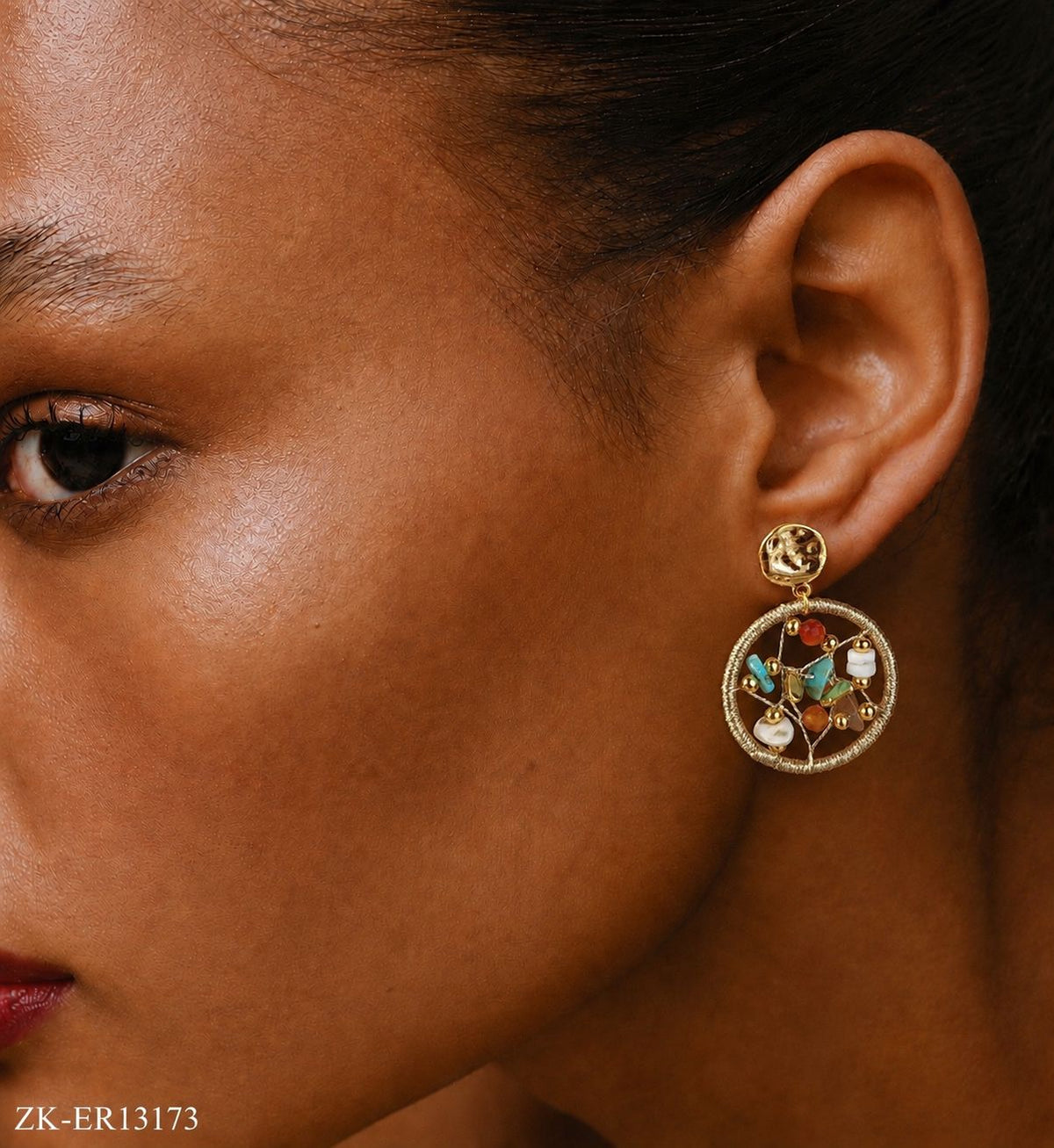 MULTI GEMS EARRINGS