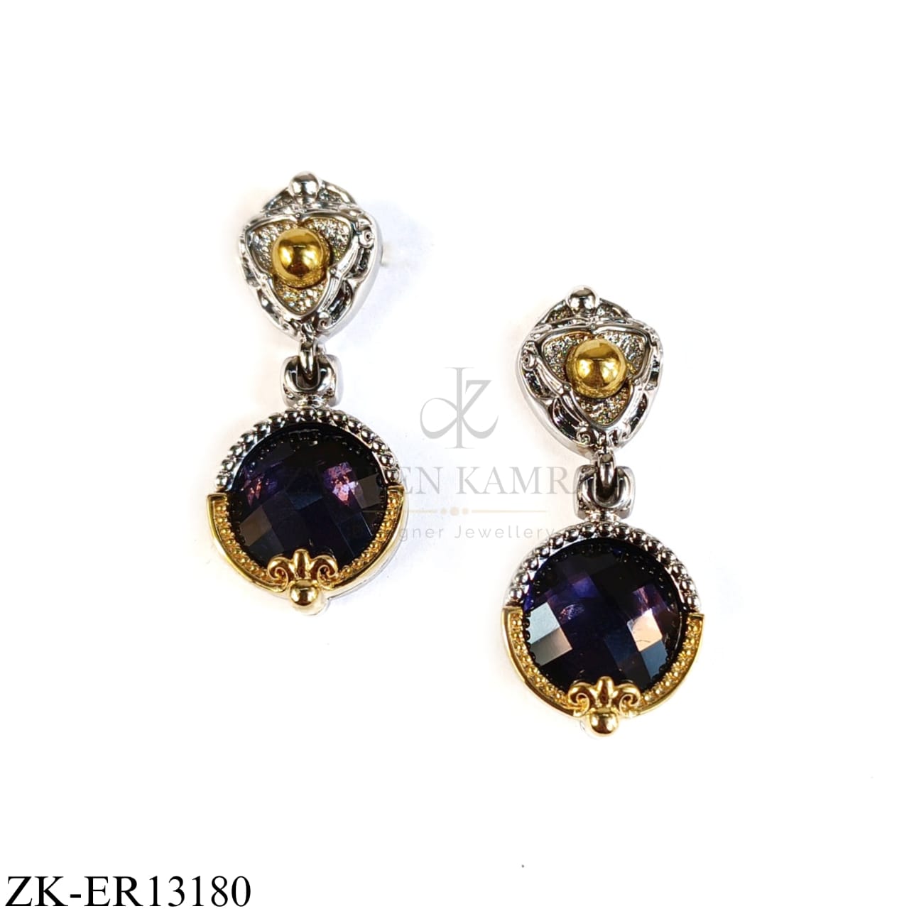 AMETHYST DROP EARRINGS
