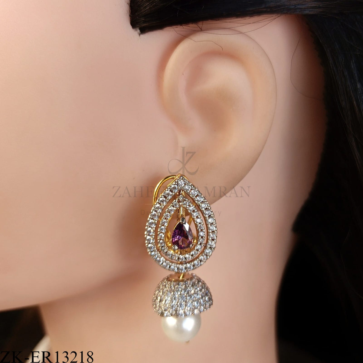 SAPPHIRE TEARDROP EARRINGS