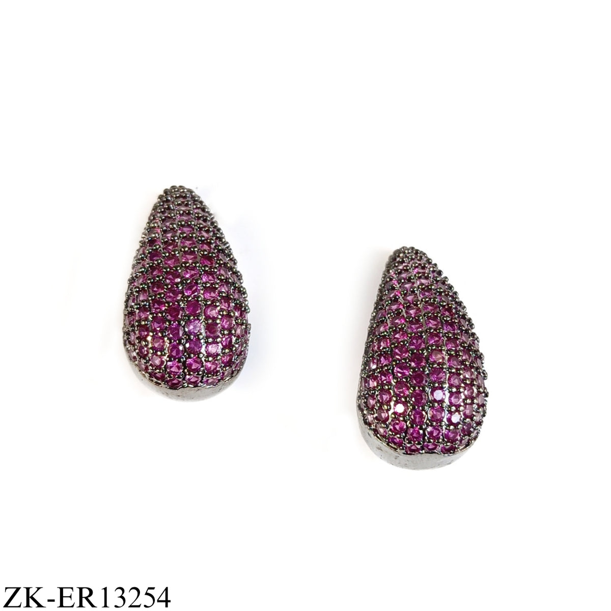 PINK TEARDROP EARRINGS