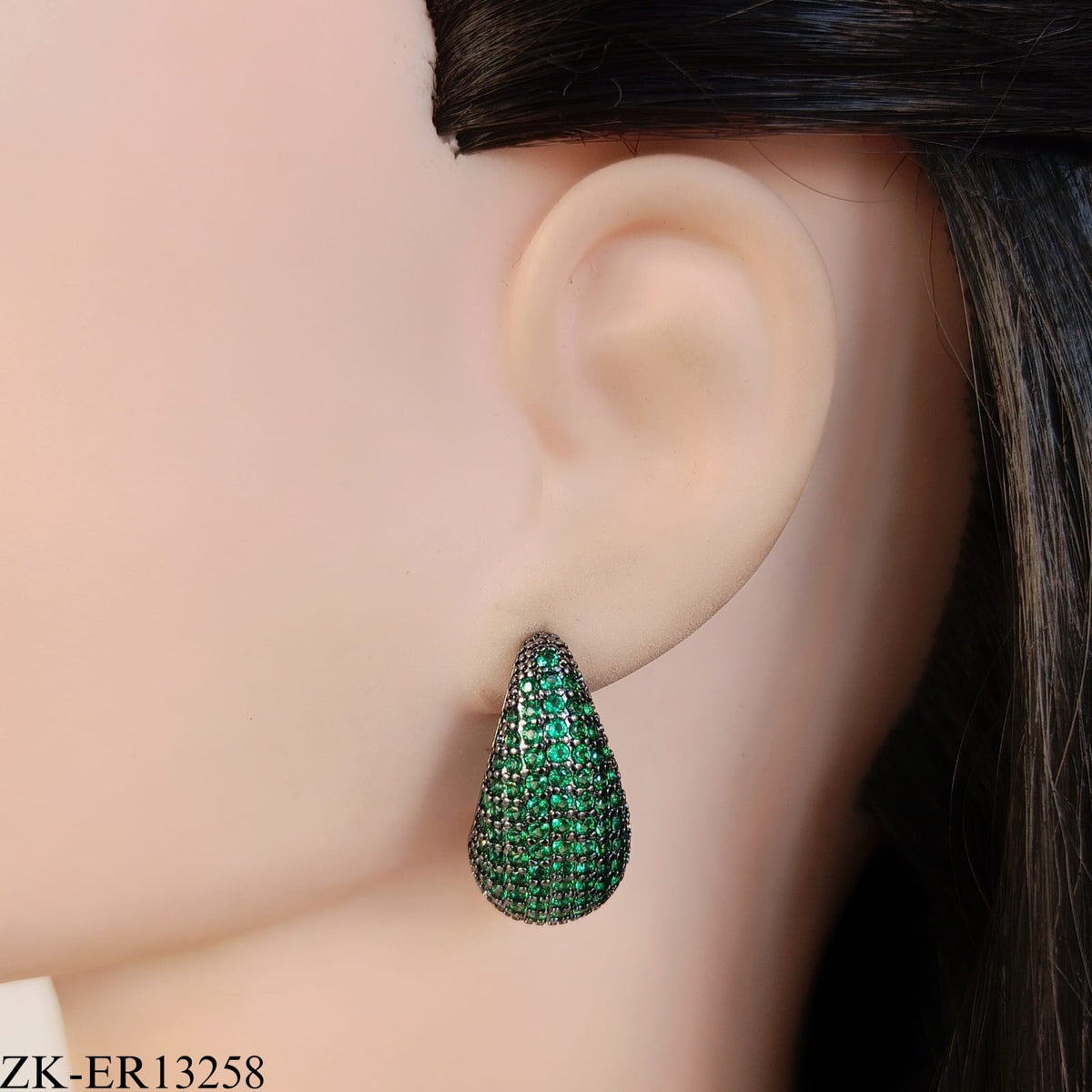 EMERALD TEARDROP EARRINGS