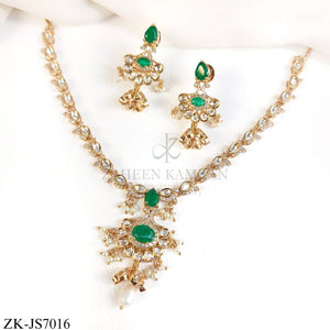 Emerald Polki Set