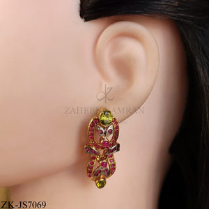 RUBY PERIDOT STONES SET