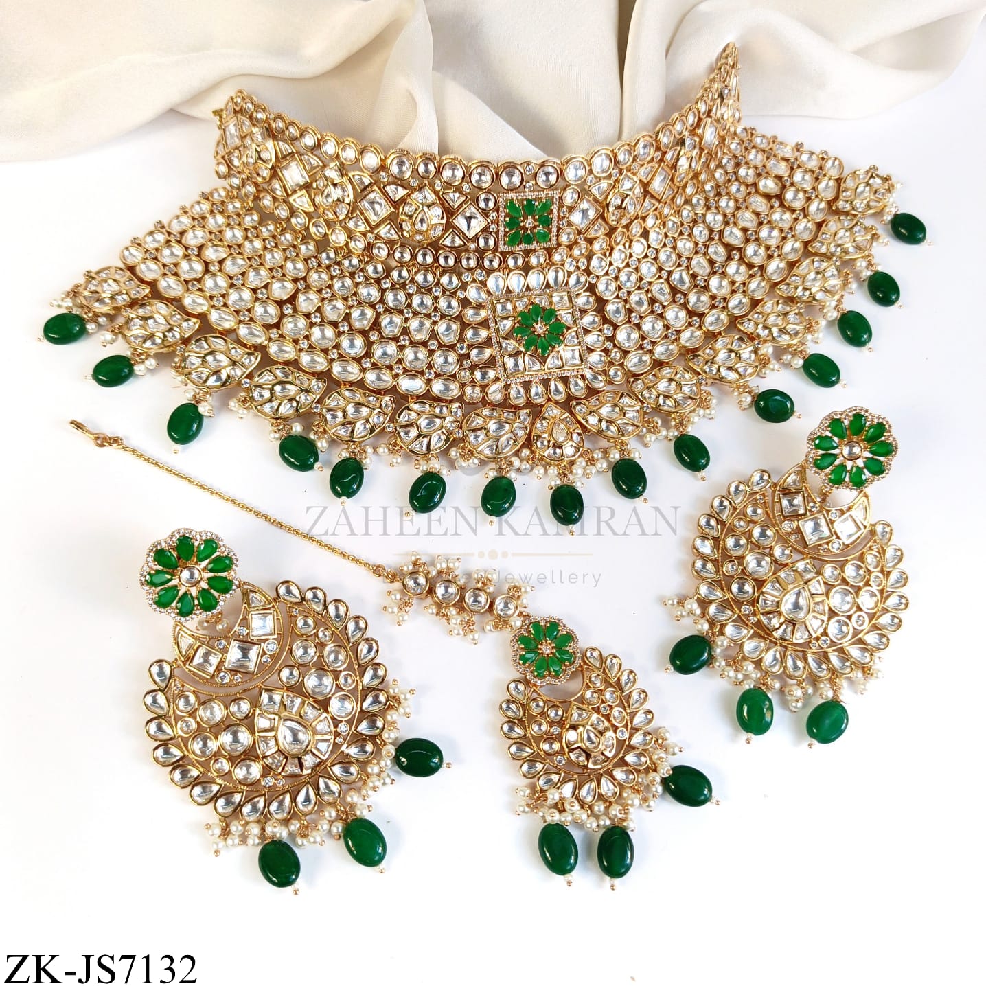 EMERALD FLORAL SET