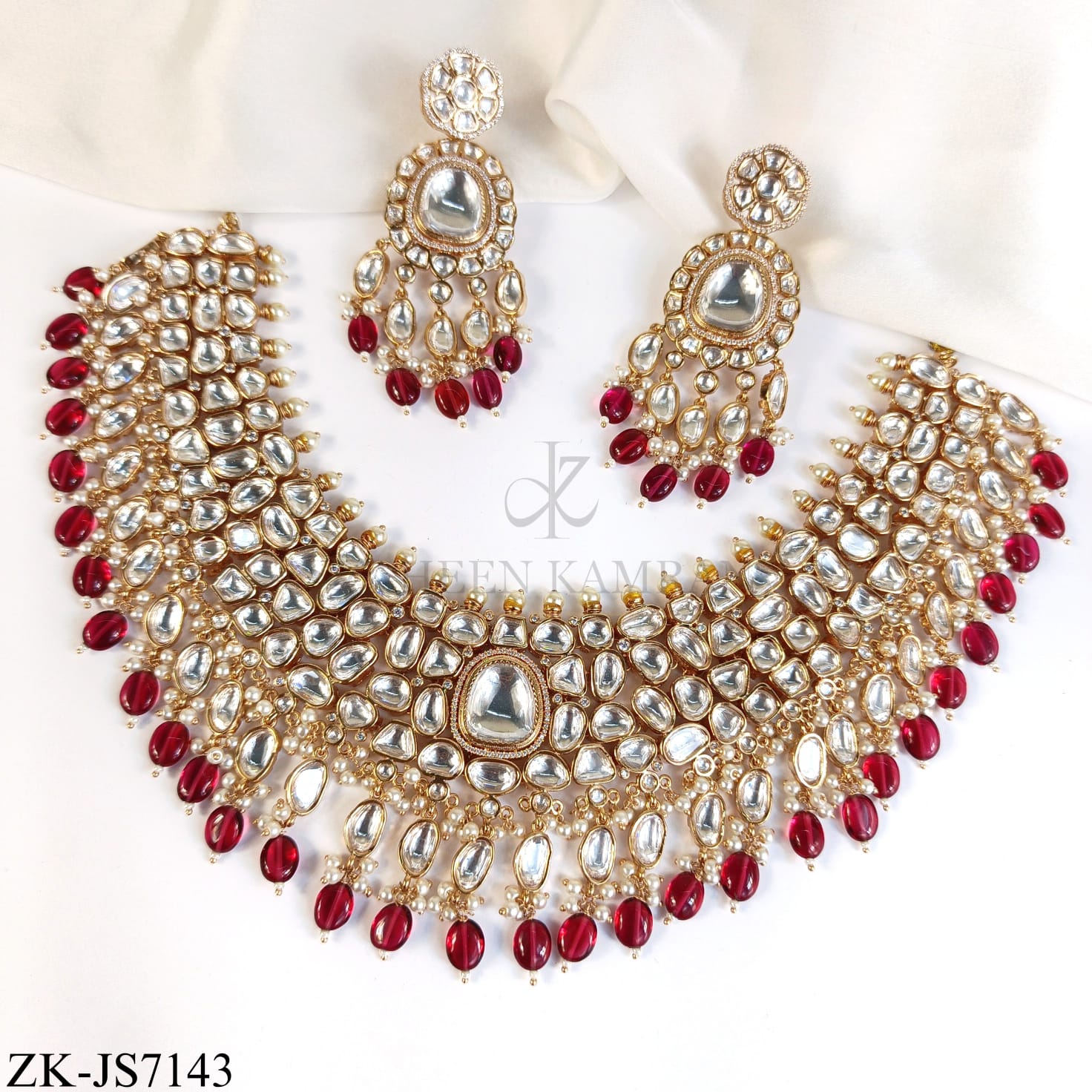 RUBY KUNDAN SET