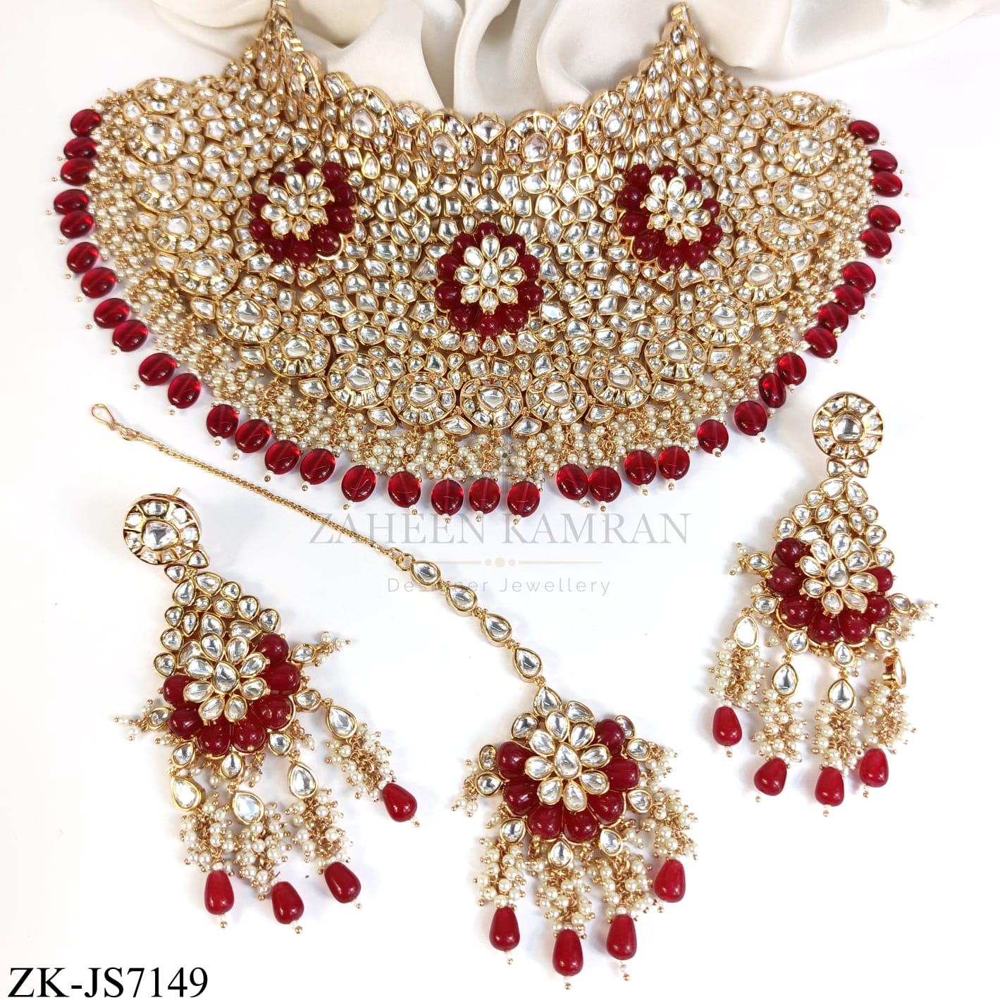 RUBY KUNDAN BRIDAL SET