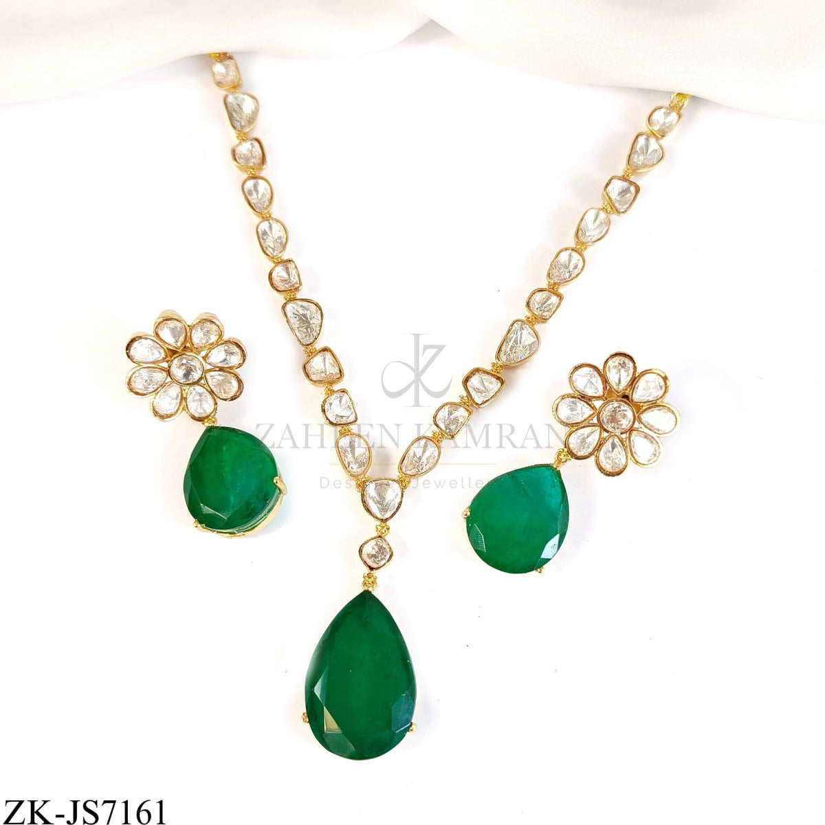 FLORAL EMERALD SET