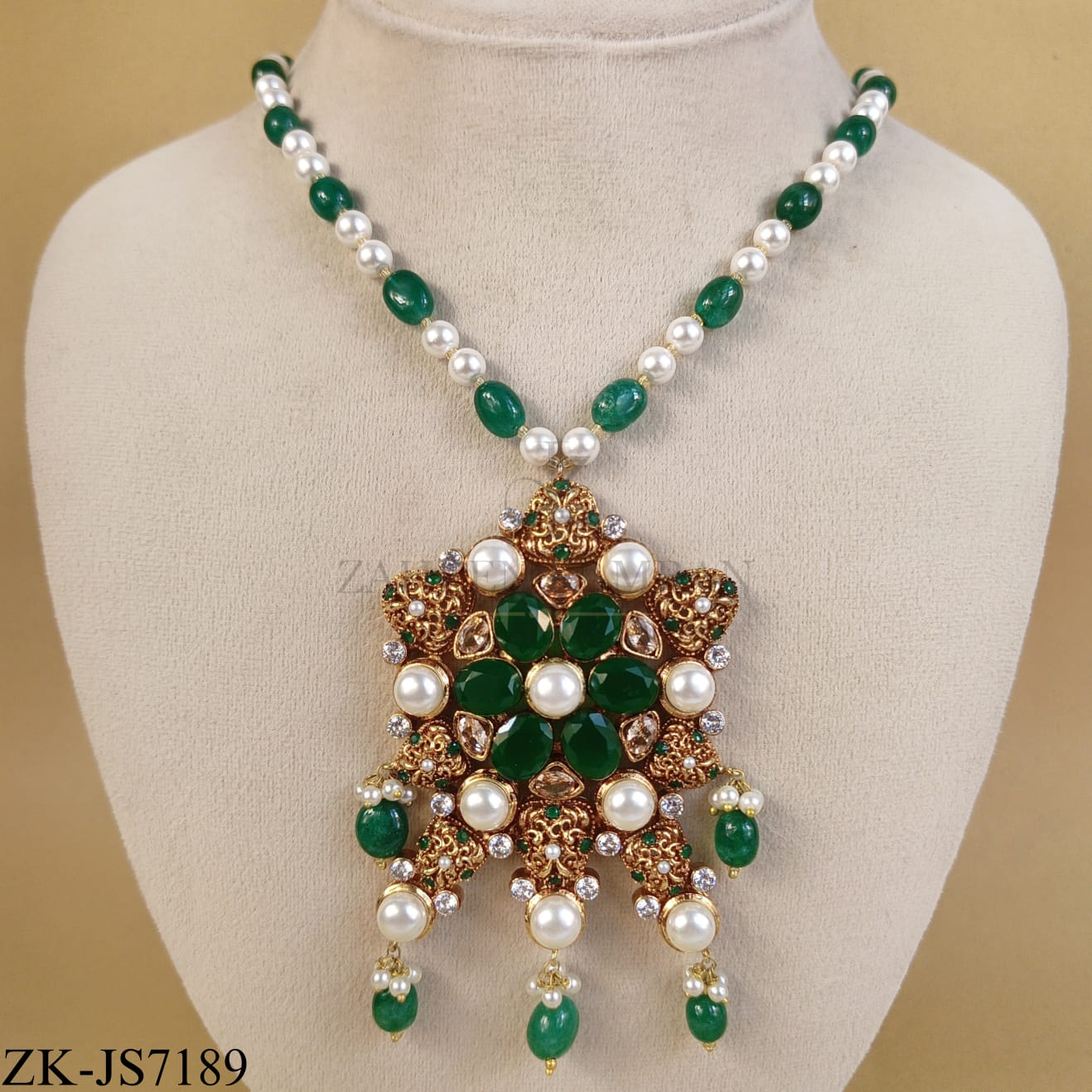 EMERALD FLORAL SET