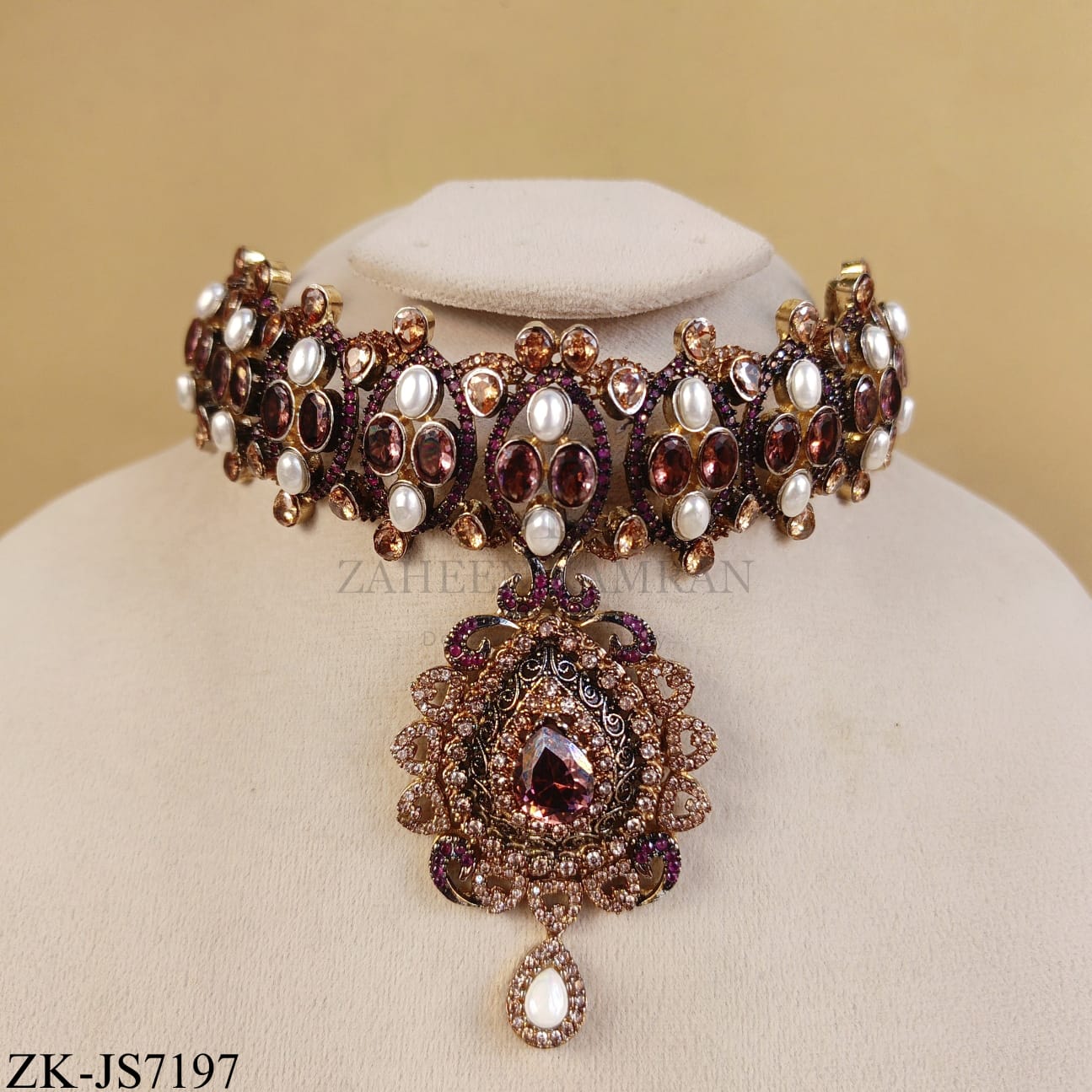 CHAMPAGNE PEARLS SET