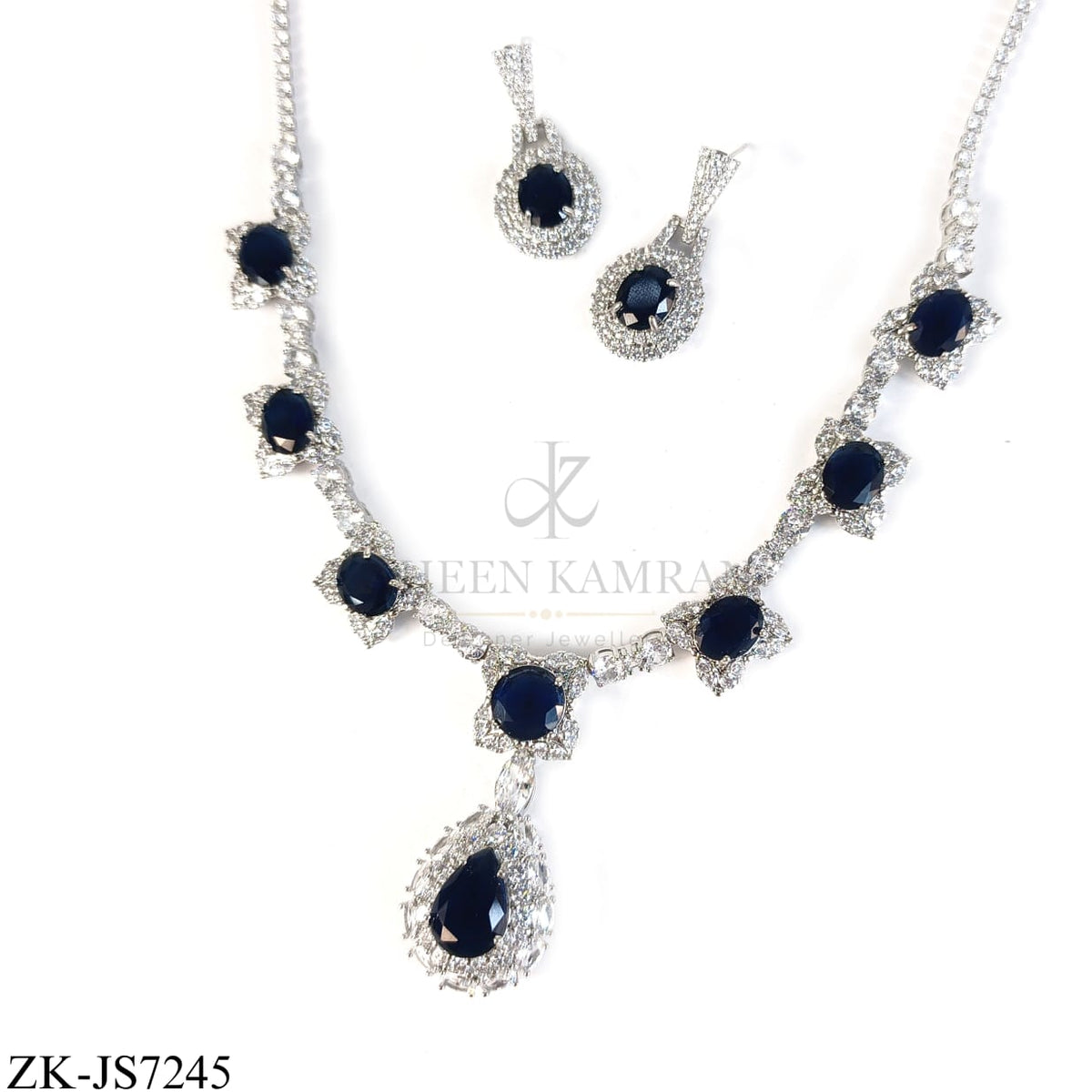SAPPHIRE SILVER SET