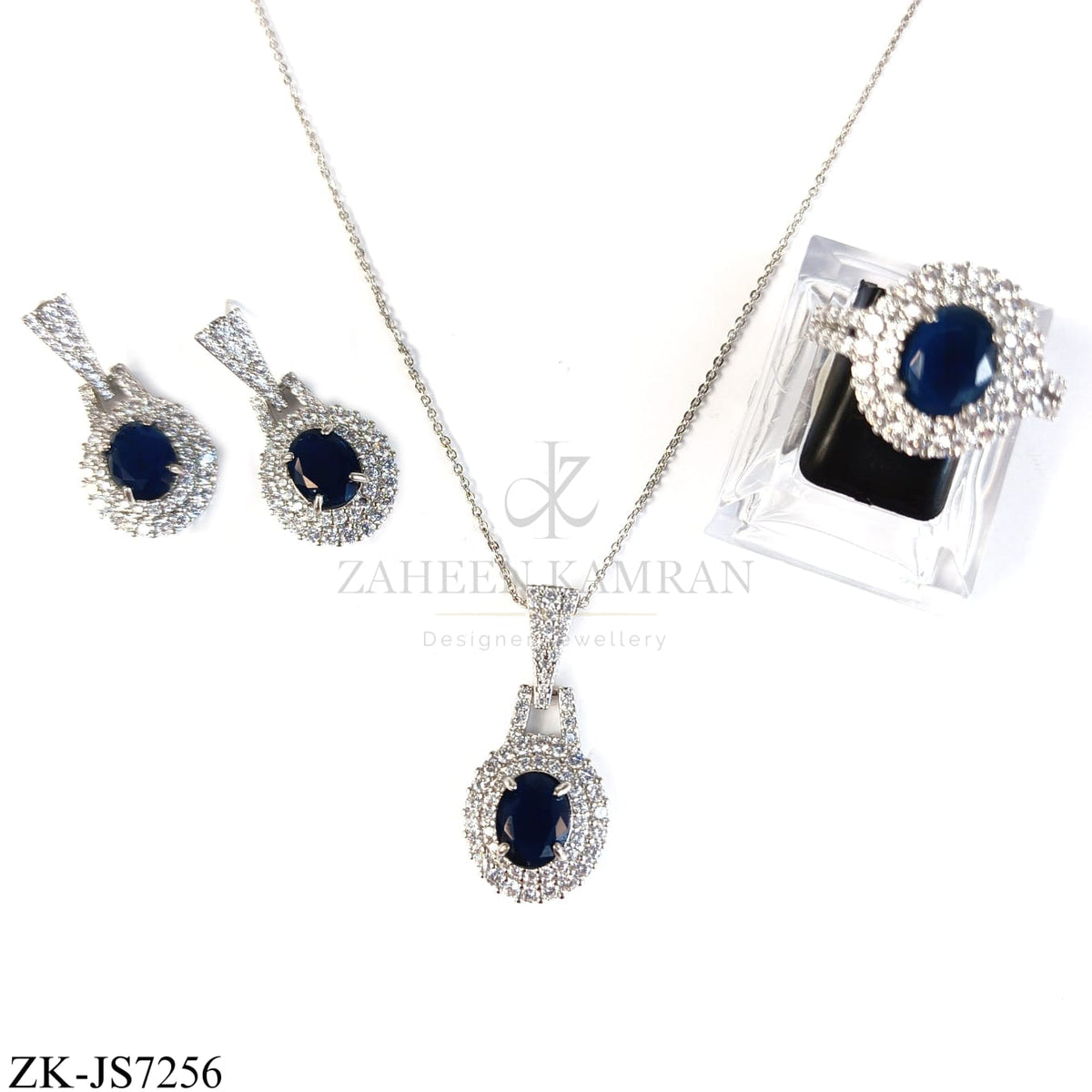 SAPPHIRE SILVER SET