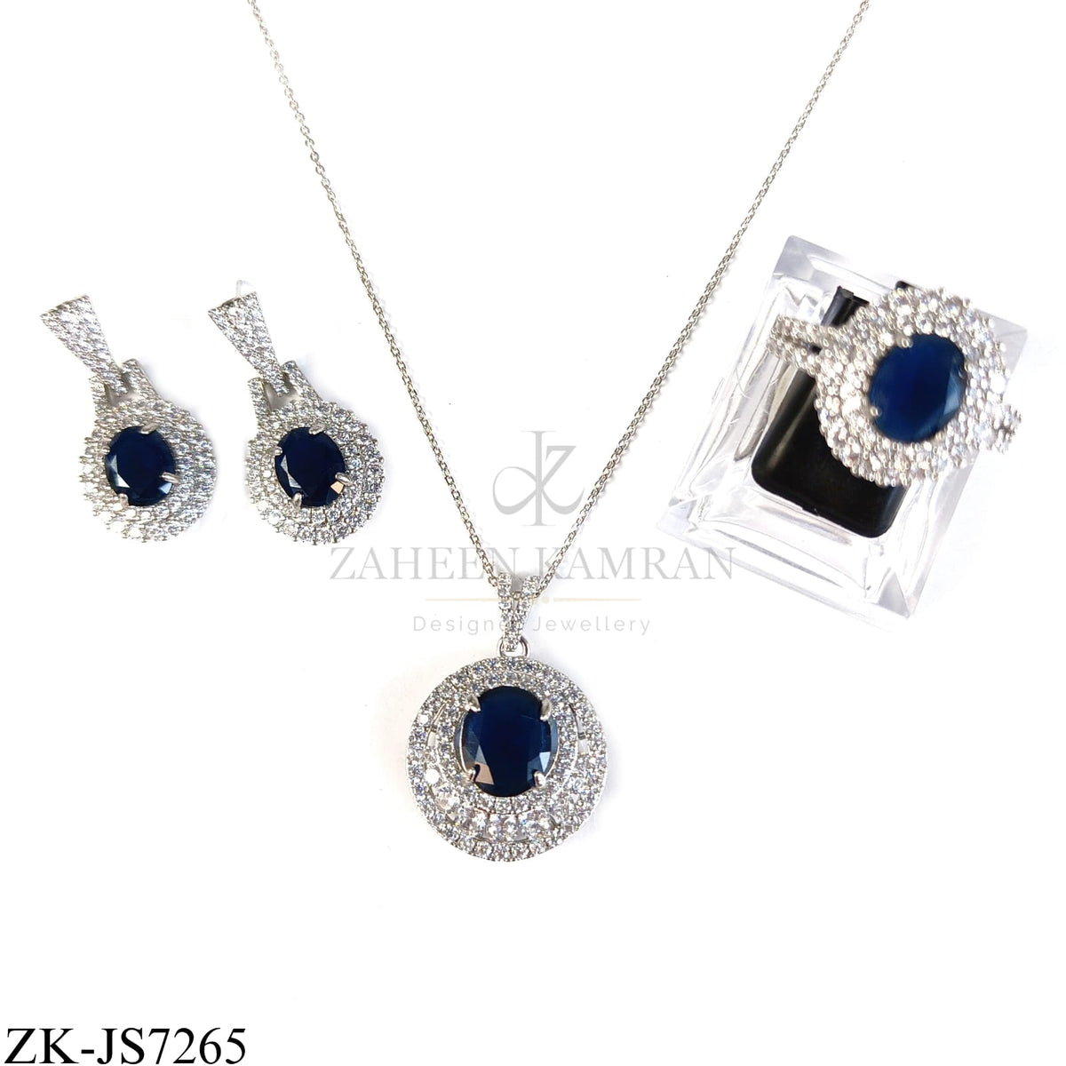 SAPPHIRE SILVER SET