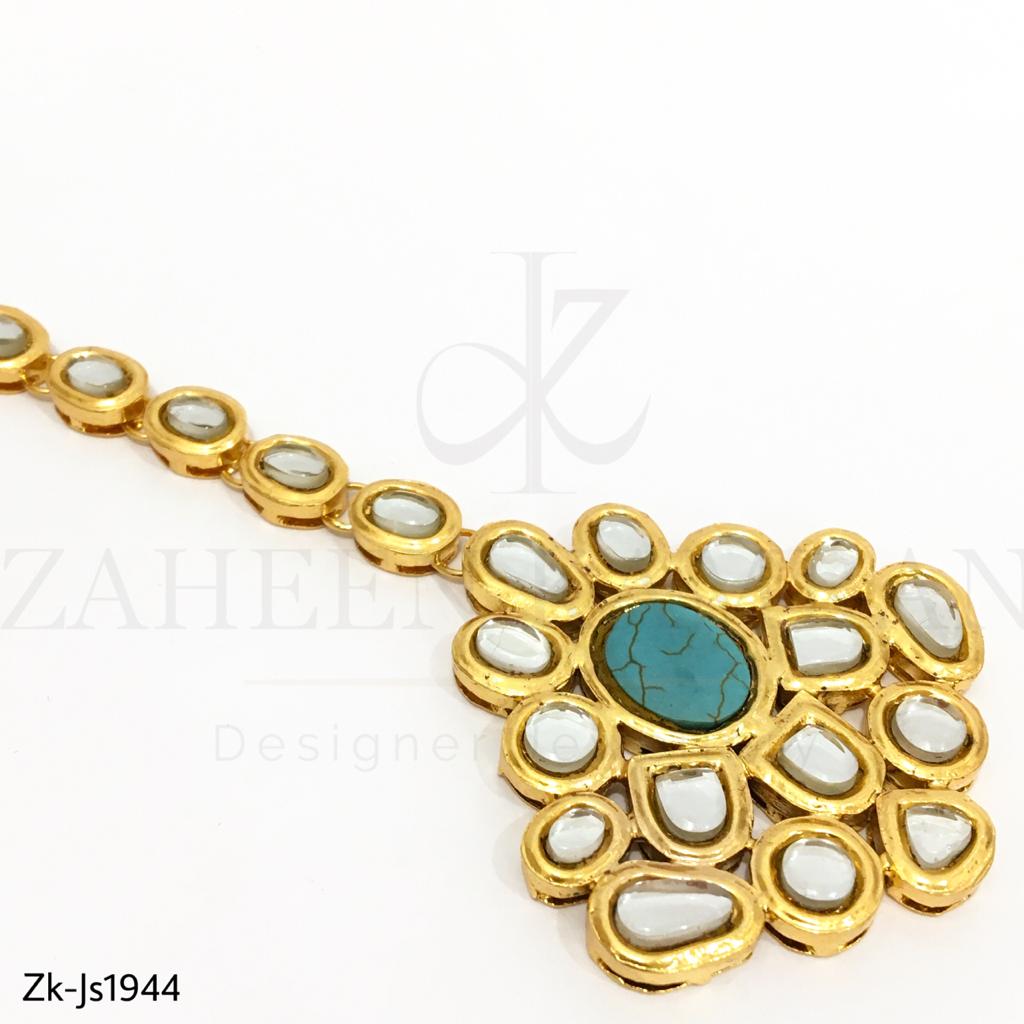 Feroza Zay Kundan necklace Set