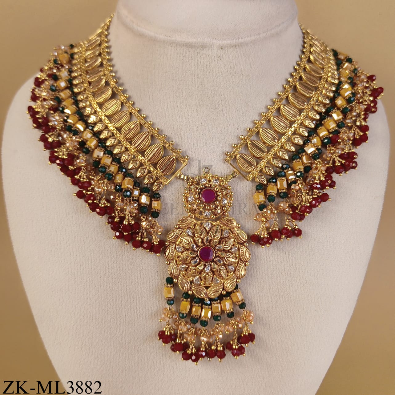 RUBY EMERALD MALA
