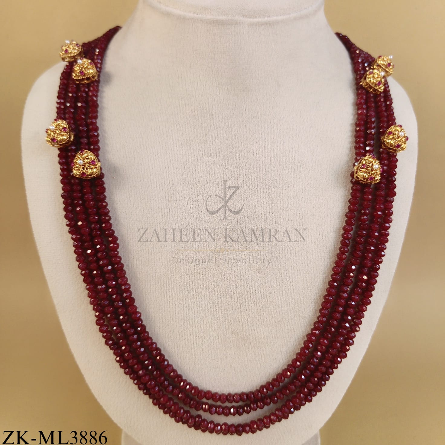 RUBY STRAND MALA