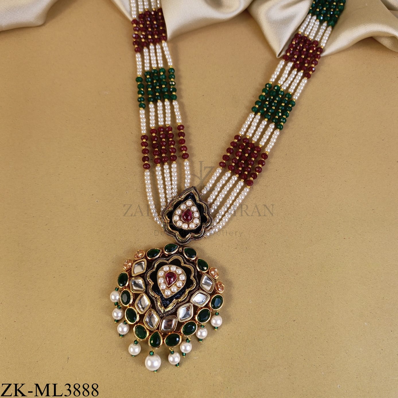 RUBY EMERALD MALA