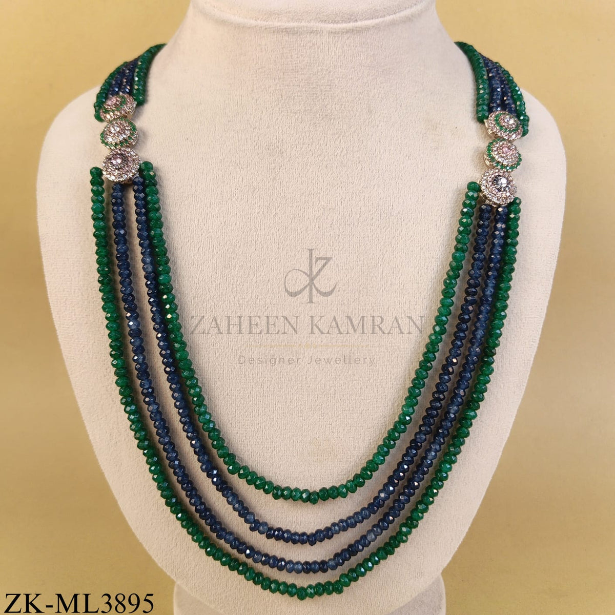 EMERALD SAPPHIRE MALA