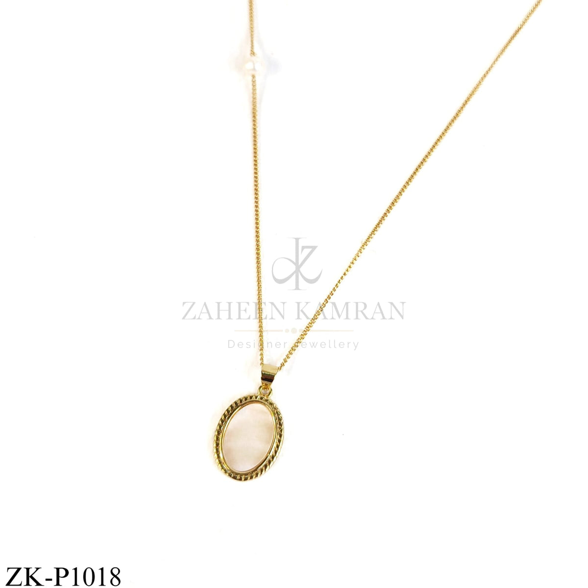 Ivory Oval Pendant