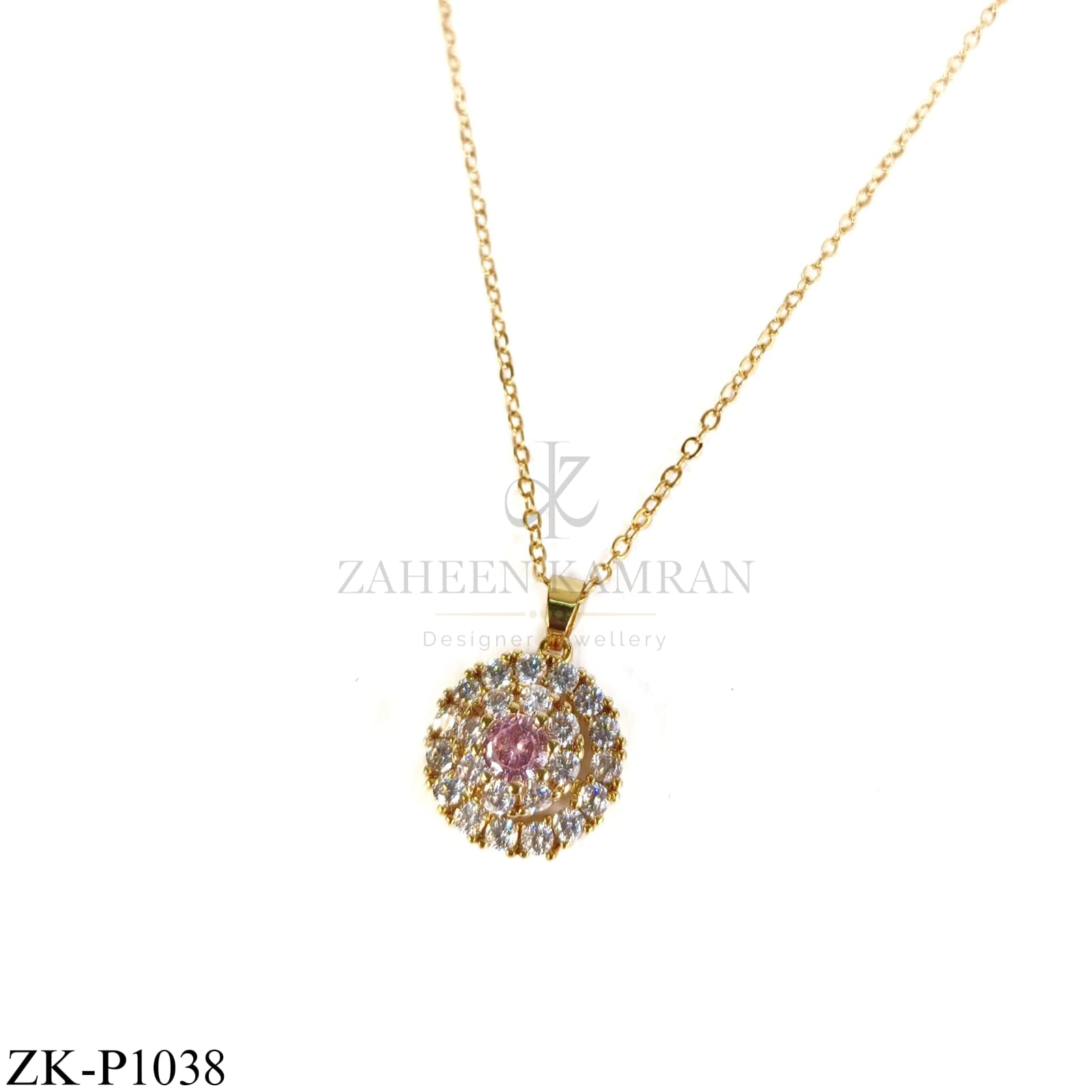 PINK ZIRCONIAN PENDANT