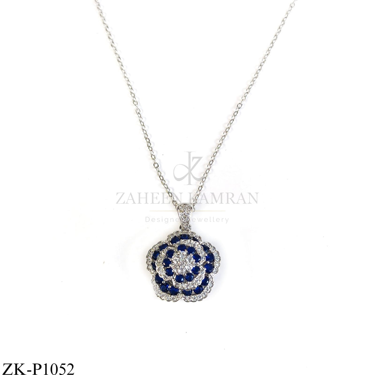 SAPPHIRE BLOSSOM PENDANT
