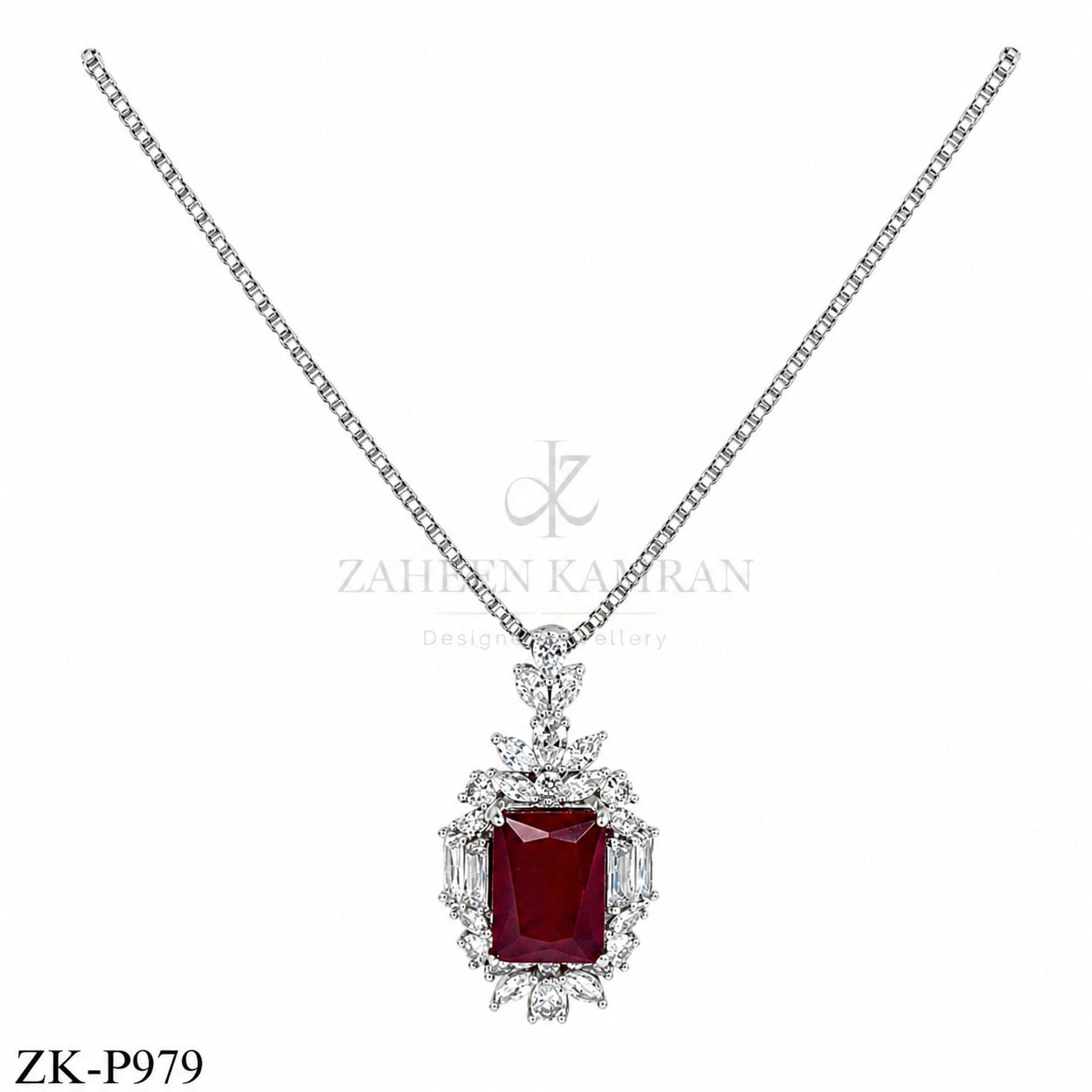 Vibrant Ruby Pendant