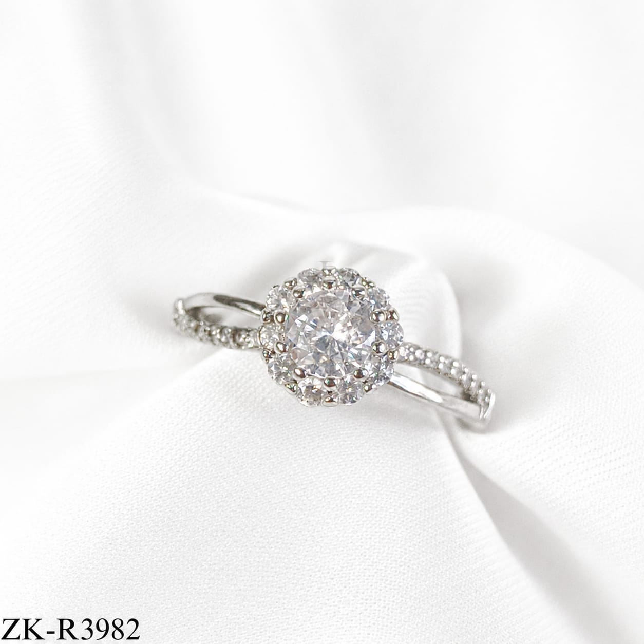 SHEESH SILVER RING – SPLIT BAND