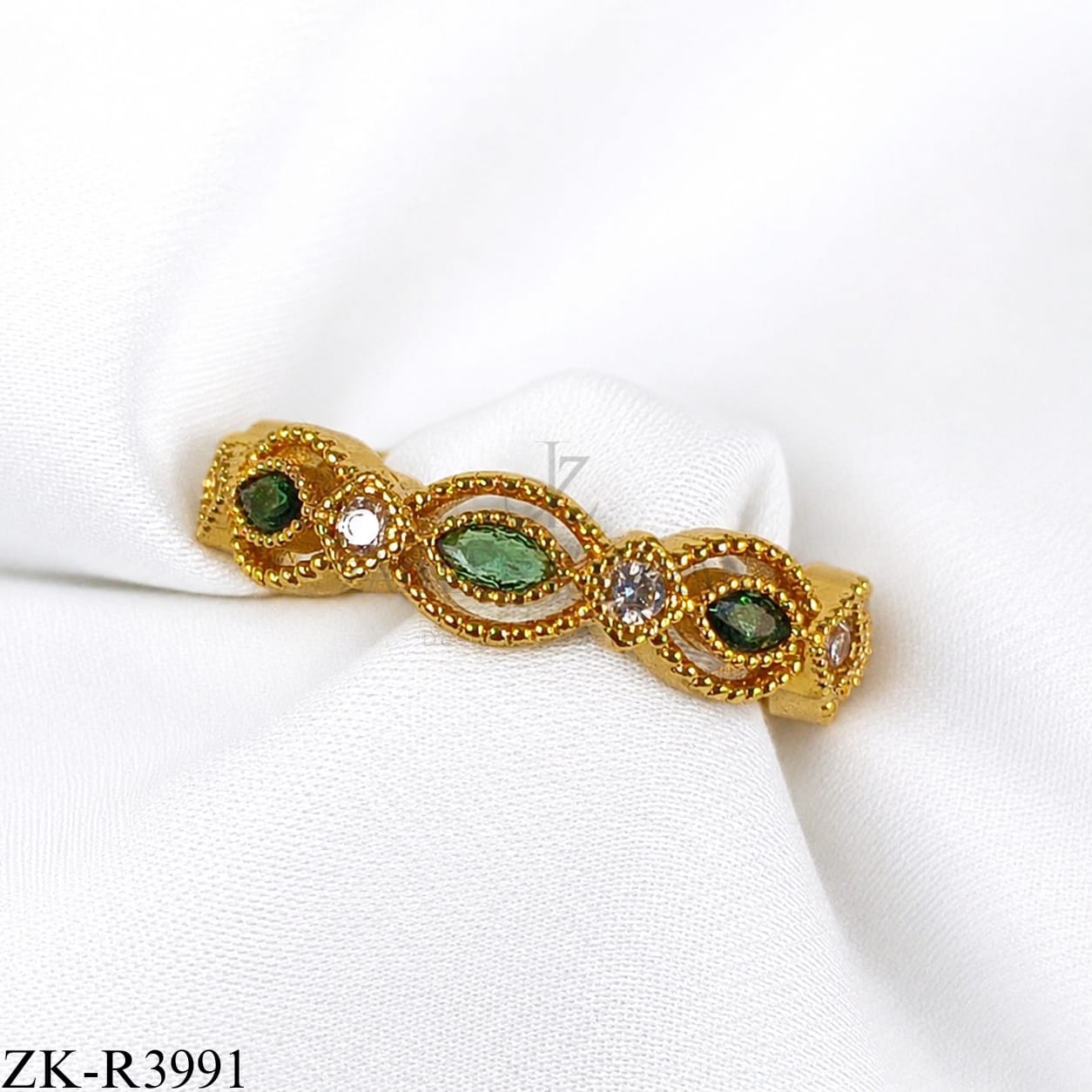 TIER EMERALD RING